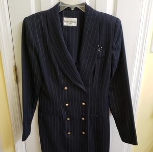 Danny and Nicole  navy dress